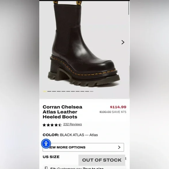 Dr Martens Corran Chelsea Atlas Heeled Boots - Picture 12 of 12